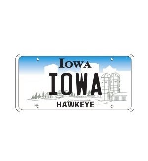 Iowa License Plate Magnet