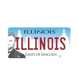 Illinois License Plate Magnet