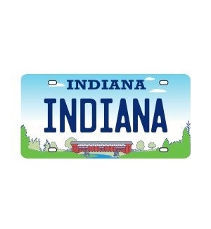 Indiana License Plate Magnet