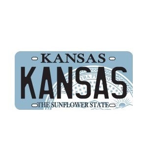 Kansas License Plate Magnet