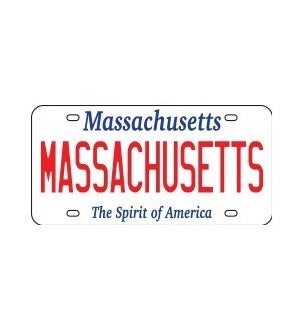 Massachusetts License Plate Magnet
