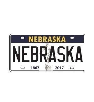 Nebraska License Plate Magnet