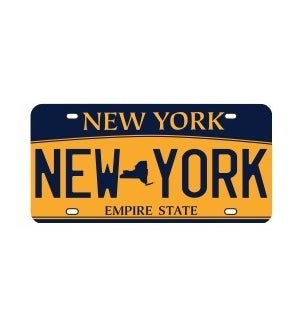 New York License Plate Magnet
