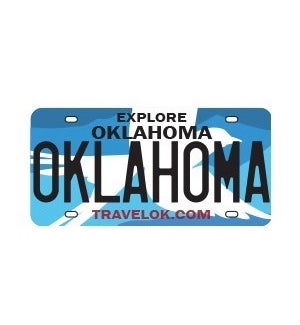 Oklahoma License Plate Magnet