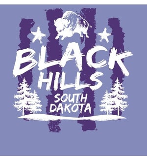 Black Hills Tee- Violet Trench - S