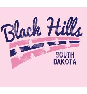 Black Hills Tee- Sweetness Pink- S