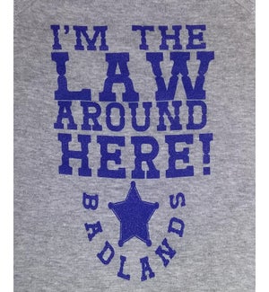 BL Onesies The Law- Blue 6mo