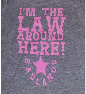BL Onesies The Law- Pink 6mo