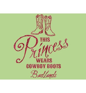 BL Youth Princess Boots- Lime Green XS
