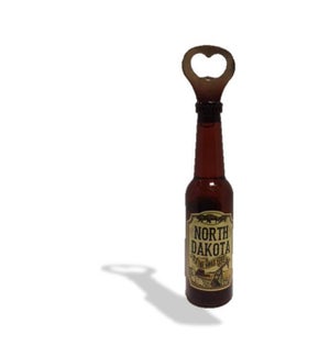 ND Lg. Beer bottle Shape-Bottle opener Magnet