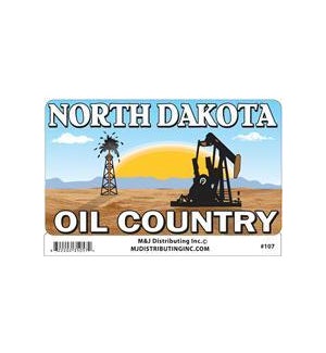 ND Oil Country Sticker