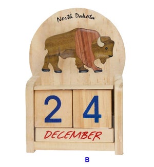 ND Wood Bison Calendar