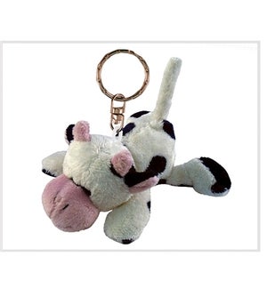 SD Plush Keychain Cow