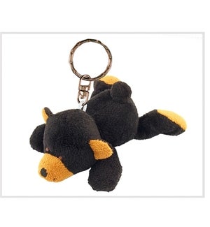 SD Plush Keychain Black Bear