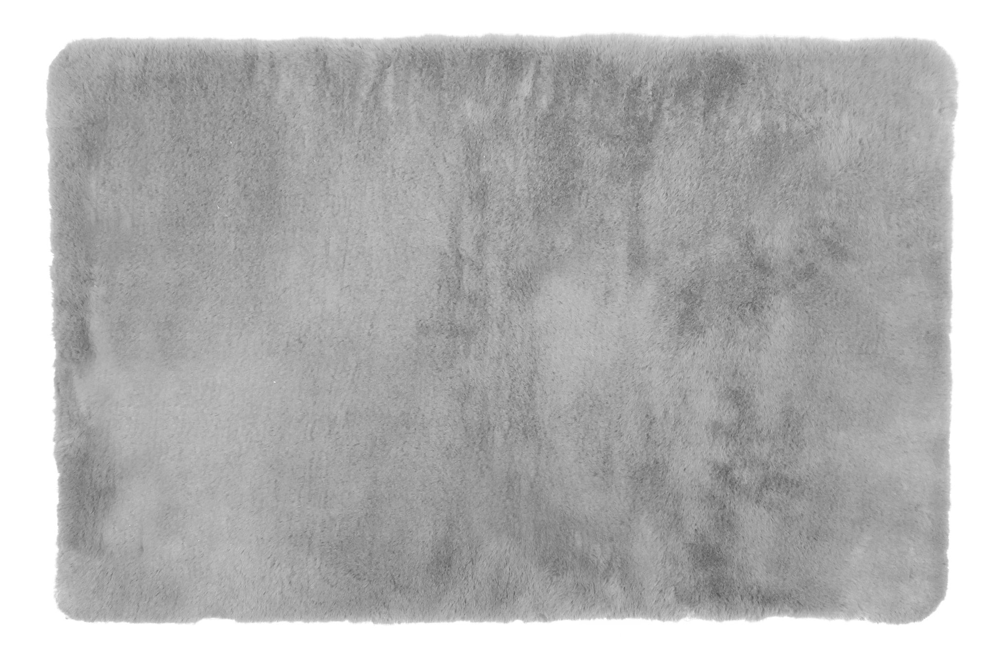 white faux fur bathroom rug