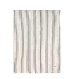 Pinstripe Single Kitchen Towel Charcoal