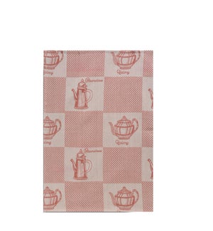 Tea Pots Single Kitchen Towel Red