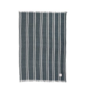 Indie Stripe Single Kitchen Towel Denim