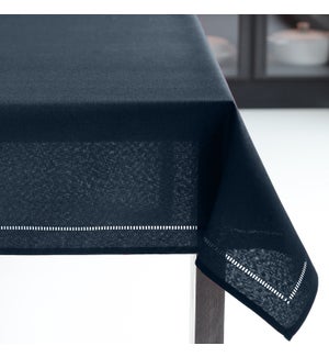 Hemstitch Table Cloth 60x90 Navy
