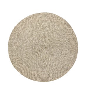 Holiday Metallic Round Placemat Gold