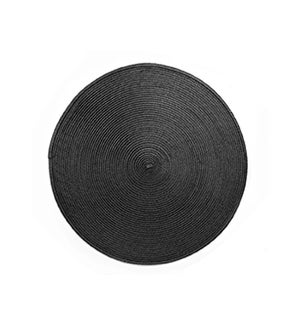Rotunda Woven Placemat Black
