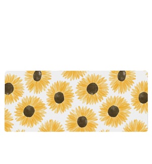 Sunflower Washable Accent Mat Yellow