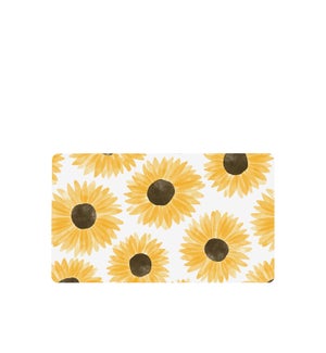 Sunflower Washable Accent Mat Yellow