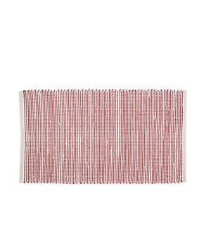 Vista Woven Accent Rug Red