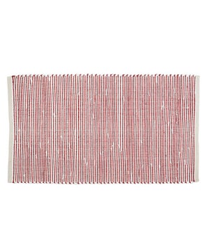 Vista Woven Accent Rug Red
