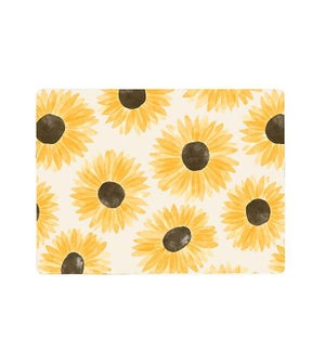 Sunflower MDF Cork Backed Placemats Set Of 4 Yellow