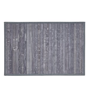 Weathered Bamboo Placemat Grey