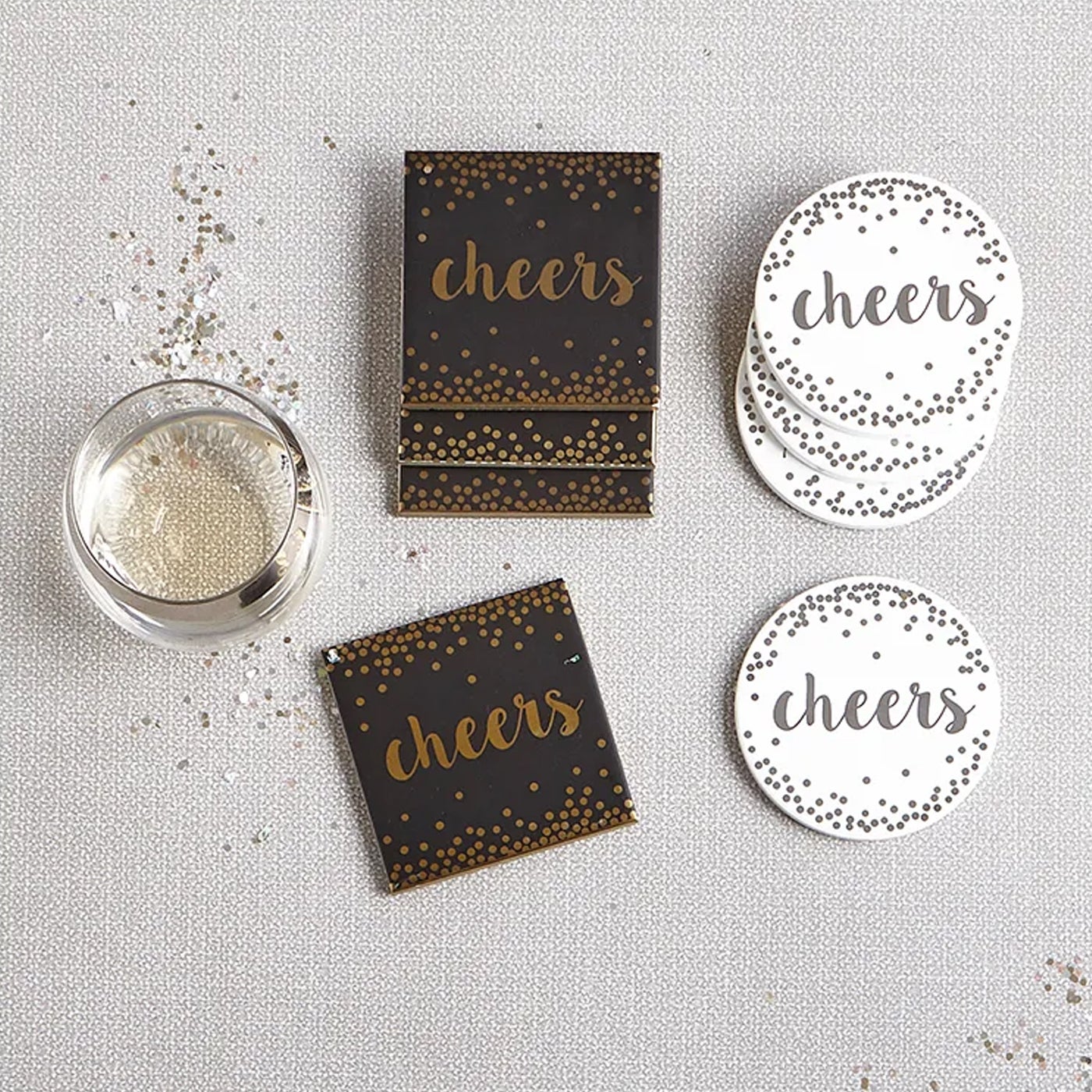 Set of 4 Details about   Handcrafted Black & Gold Rimmed Ceramic Coasters 
