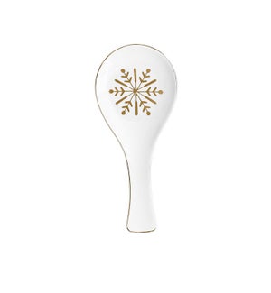 Snowflake Spoon Rest Gold