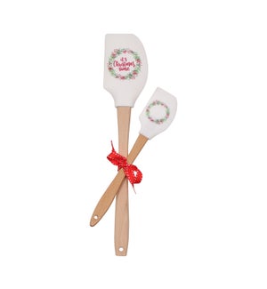 Its Christmas Time Spatula Set Of 2 Red