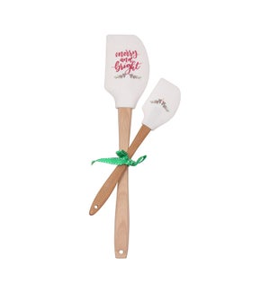 Merry & Bright Spatula Set Of 2 Red