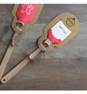 Santa Spatula and Cookie Cutter Set Red