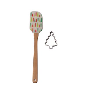 Tree Spatula and Cookie Cutter Set Multi