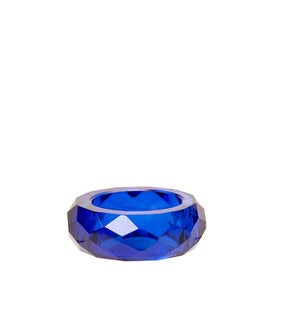 Rio Glass Napkin Ring Blue