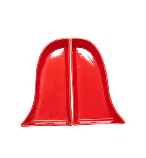 Bell Serving Dish Red