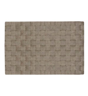 Florence Woven Look Placemat Grey