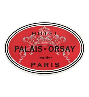 Hotel du Paris Soft Touch Placemat Red