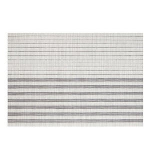 Linen Stripe Vinyl Placemat White