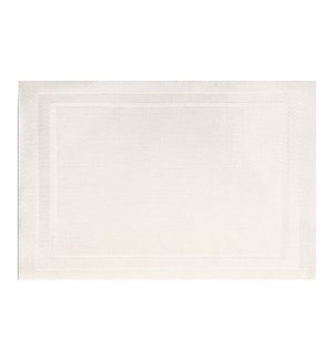Lustre Rectangle Placemat White