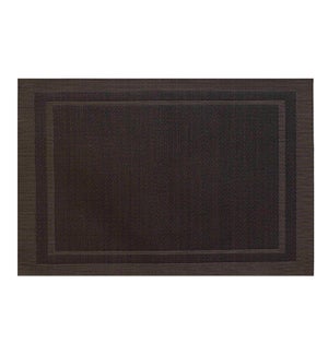 Lustre Rectangle Placemat Brown