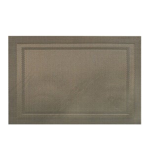 Lustre Rectangle Placemat Champagne