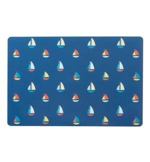 Sailboat Soft Touch Placemat Blue