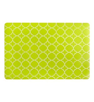 Panama Tile Soft Touch Placemat Green