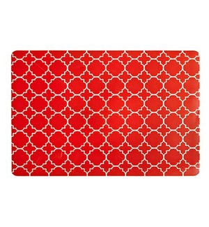 Panama Tile Soft Touch Placemat Tangerine