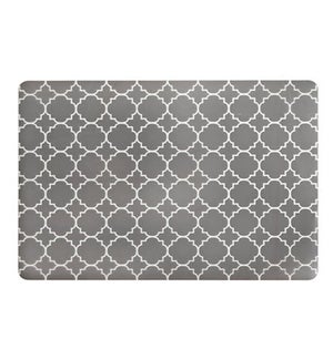 Panama Tile Soft Touch Placemat Grey