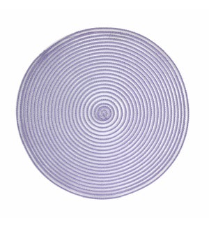 Sheer Round Placemat Purple